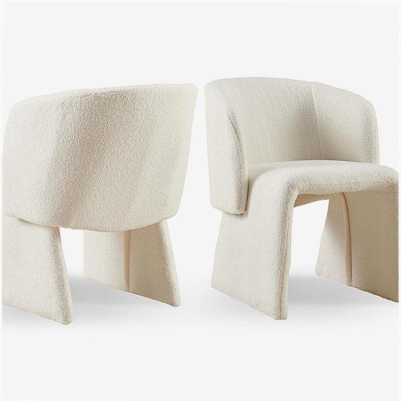 Chaise d'appoint Modern, Off White