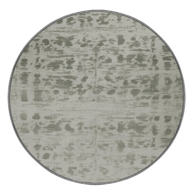 Machine Washable Abstract Gray Area Rug