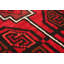 Tapis décoratif en laine noué à la main de conception unique 3 pi 8 po x 5 pi 8 po Borgþór