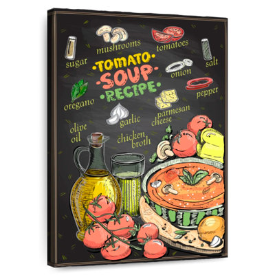 Tomato Soup Recipe Digital Art