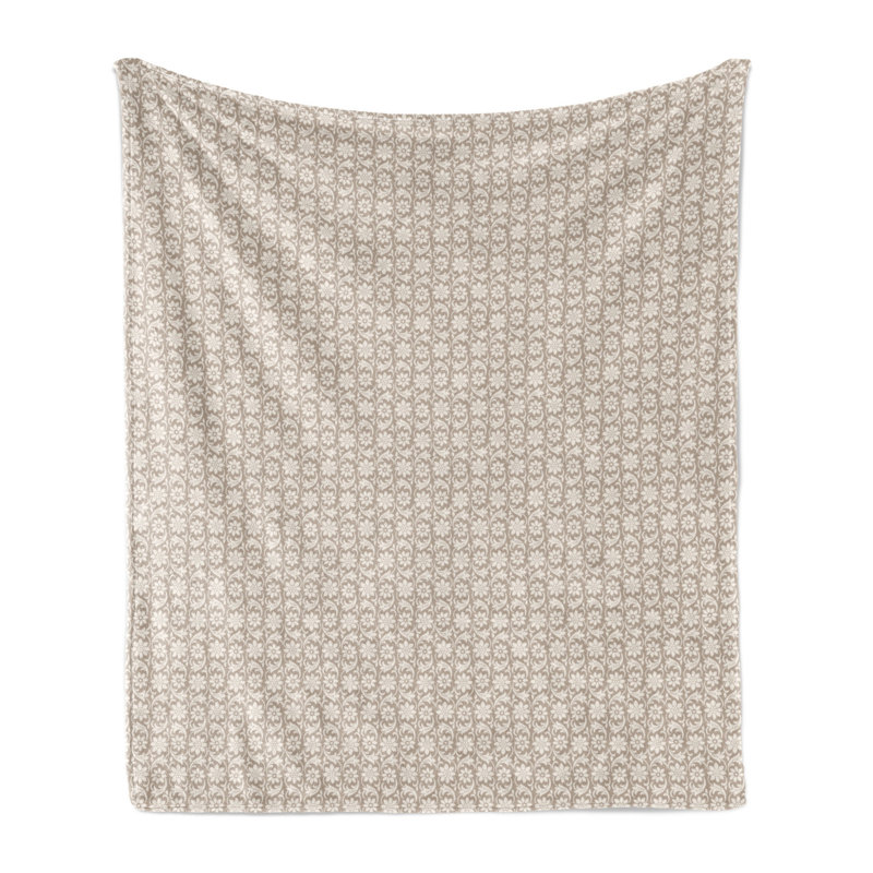 Hand Woven Throw Blanket, 50" W x 70" L