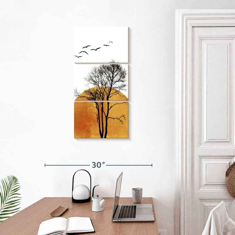 Winter Morning I, 32" H x 15" W