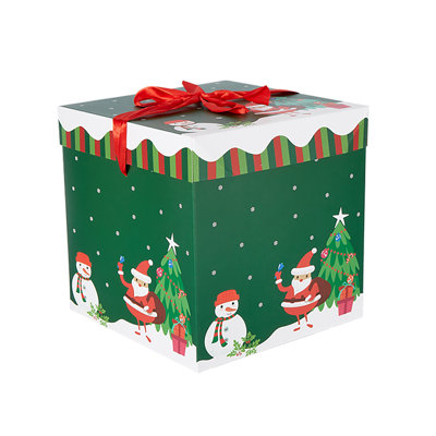 Christmas Decoration Gift Box Gift Box Gift Packaging Box Christmas Tree Gift Bag Window Scene Decoration