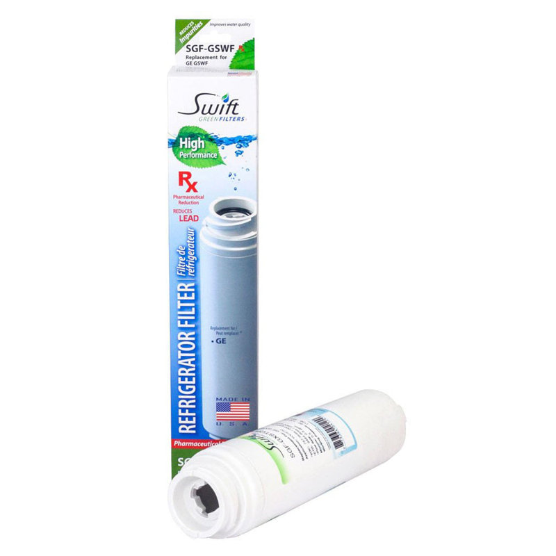 Swift Green Filters SGF-GSWF Rx Compatible Refrigerator Water Filter for GE GSWF Kenmore 46-9914, EFF-6023A, Made in USA-2 Pack