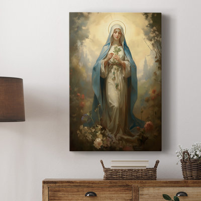 Série Religious LXIV - Toile tendue avec châssis de qualité supérieure - Prêt à être accroché