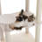56.3-Inch Wooden Multi-Level Sisal Covered Large Cat Tree