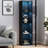 Spacious Black Cabinet With Aluminum Strip - Finish And Storage Side Enthusiastic Lamp Options Available 47.99lbs