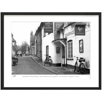 Bishop's Waltham, the Bunch of Grapes, St Peter's Street C1955 1 Piece Single Picture Frame Wall Art