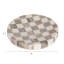 Round Marble Checkered Cheese And Serving Tray