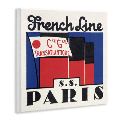 Bannière murale SS Paris, vintage par Phillipa Katz