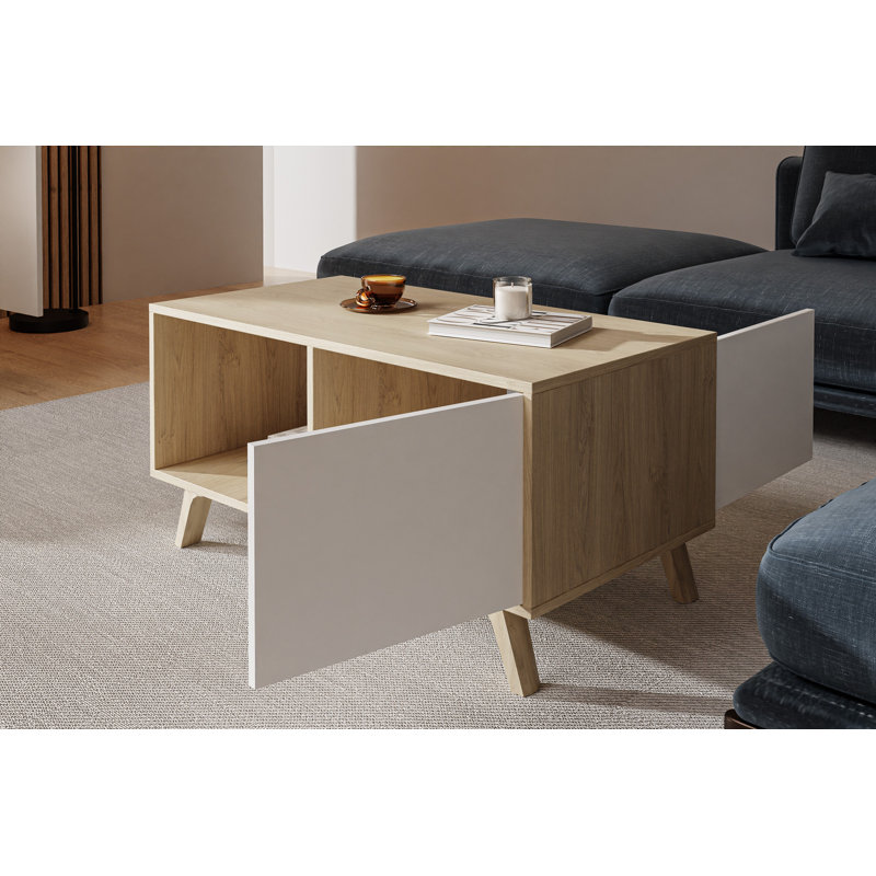 Marthasville Four Leg Coffee Table with Storage