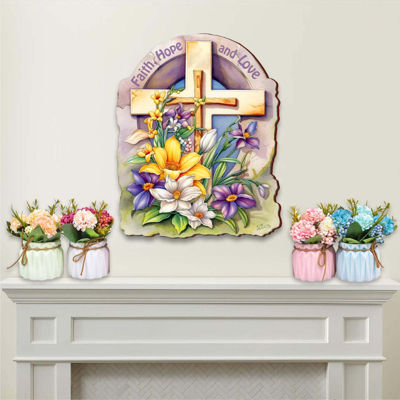 Collection de crochets de porte pour plantes et fleurs, religieuse et spirituelle