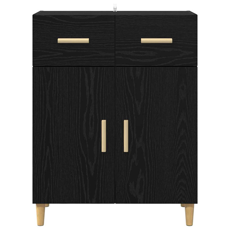 69.5cm Sideboard, Black Oak