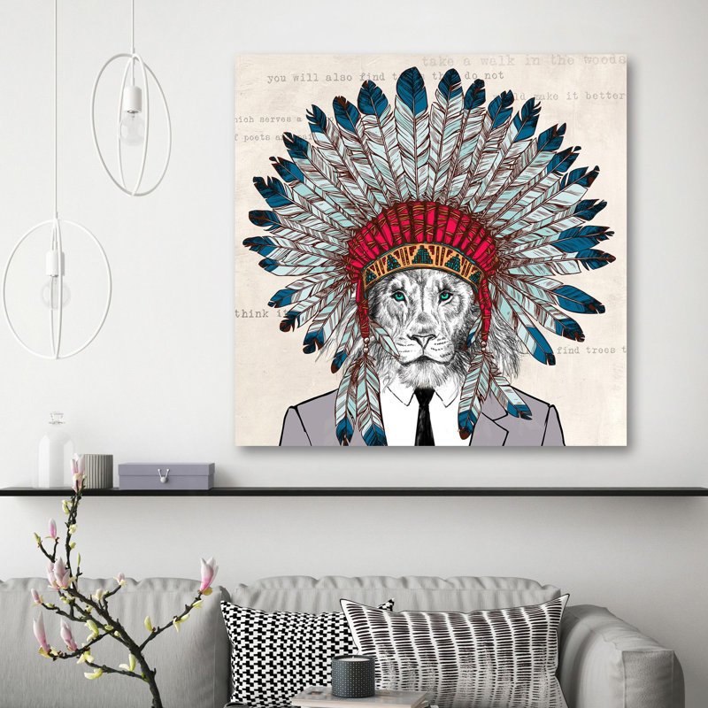 Spiritwalker by Matt Spencer - Wrapped Canvas Art Prints, 70cm H x 70cm W x 4cm D