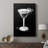 Dressed in Black Martini -Gallery Wrapped Cavas-1899575044
