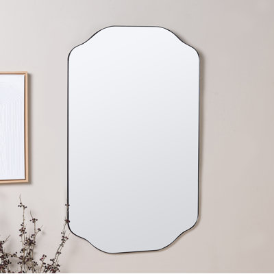 Henry Scalloped Metal Mirror