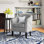 Fauteuil demi-tonneau de 26,77 po Munson