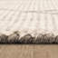 Tapis géométrique fait à la main gris-57746995