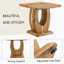 Table basse carrée en bois MDF