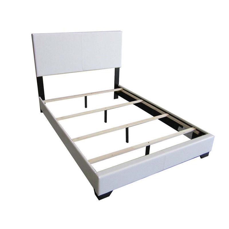 Antima Upholstered Bed, White, King