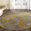 Tapis gris clair / jaune Lenexa-15108579