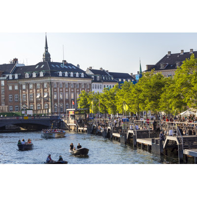 Copenhagen Canal by Mariusz_prusaczyk - Wrapped Canvas Print