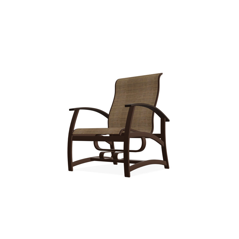 Belle Isle Outdoor Lounge Chair, Kona, Elevation Stone