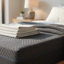 Matelas simple Maya, mousse à mémoire de forme infusée de gel vert, tissu gris 11 po