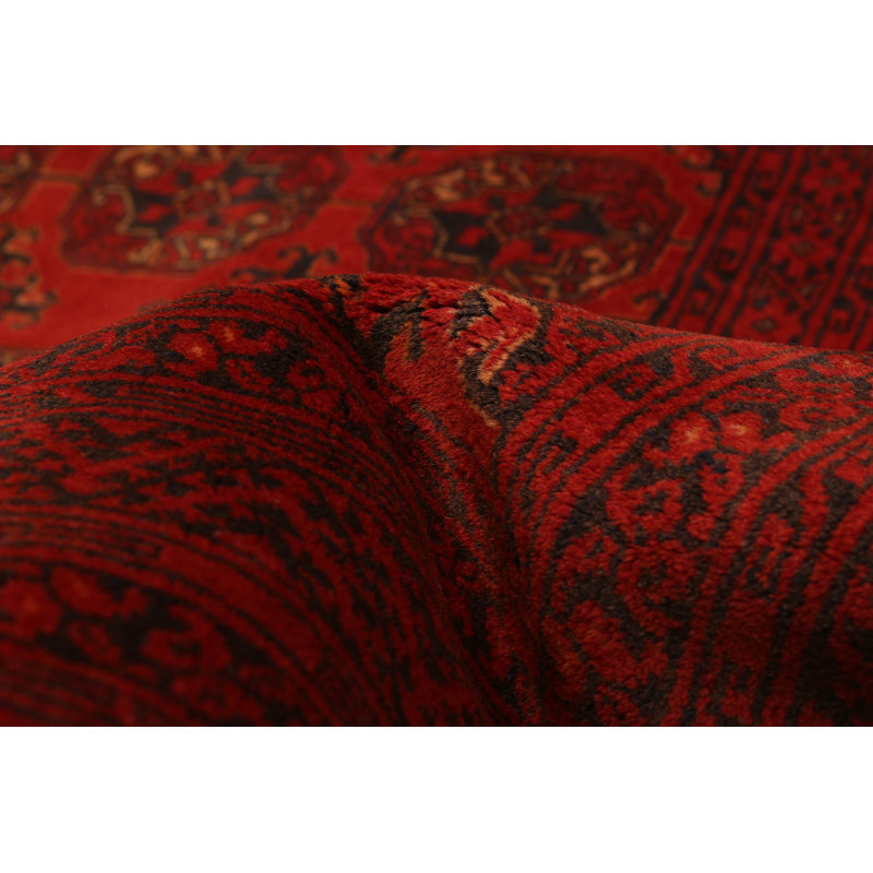 Tapis rouge Teimani 6 pi 7 po x 9 pi 5 po