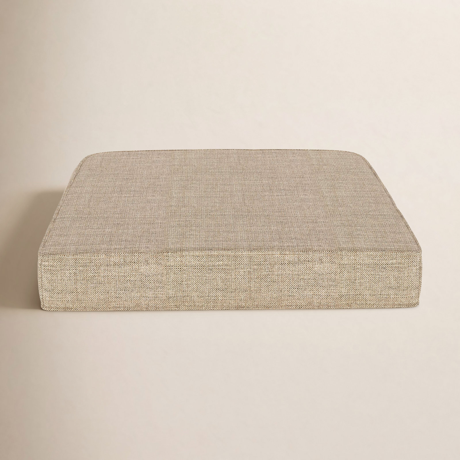 Sunbrella® Seat Cushion, Cast Ash Sunbrella® Plainweave, 20" W x 18" D