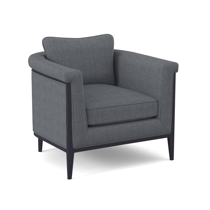 Chalice Barrel Chair, Elise Harbor, Vintage Ebony