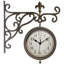 8'' Wireless Outdoor Clock Thermometer
