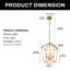 Lustre lanterne 4 lumières-1502294352