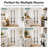 72"x80" Full Mirrored Double Bi-Fold Door Solid Core with Installation Hardware Kit-130070968