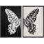 Art mural noir et blanc, images murales neutres modernes, impression sur toile encadrée 2 pièces, 16 x 24 x 2, 24 x 36 x 2-91069218-91069217