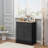 Garvee Small Storage Cabinet, Compact Wood Sideboard Buffet Cabinet with 2 Drawers & 2 Doors, Modern Minimalist Accent Furniture for Living Room, Kitchen, Dining Room-1988015514