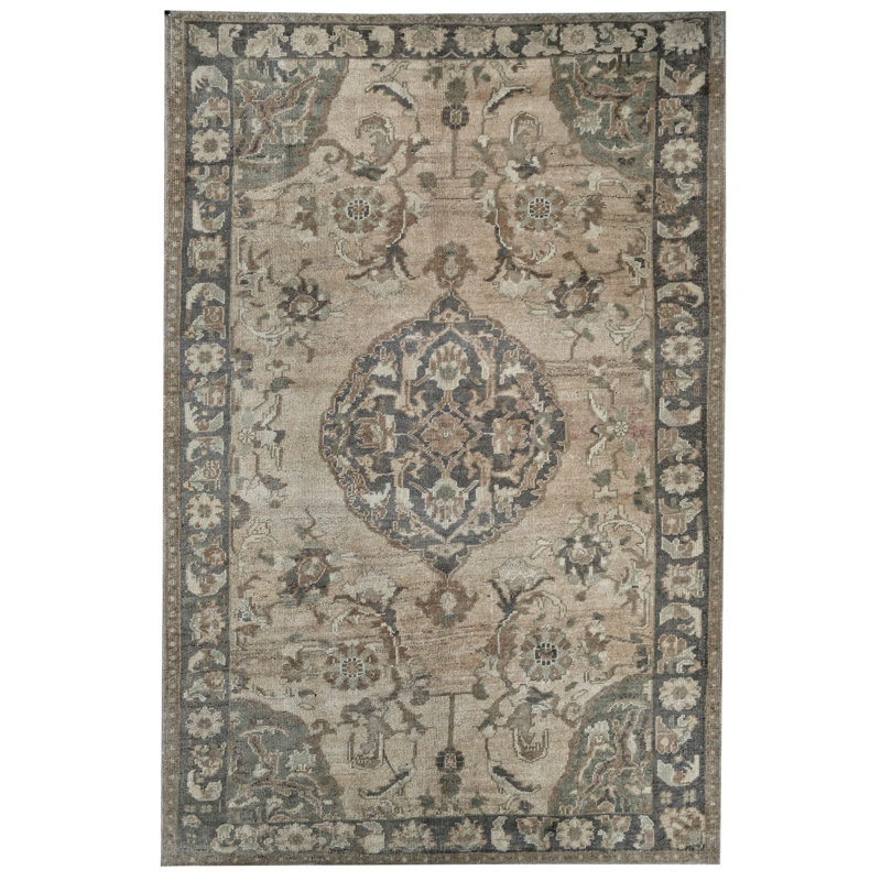 Tapis Dakhia fait à la main 6 x 9 po