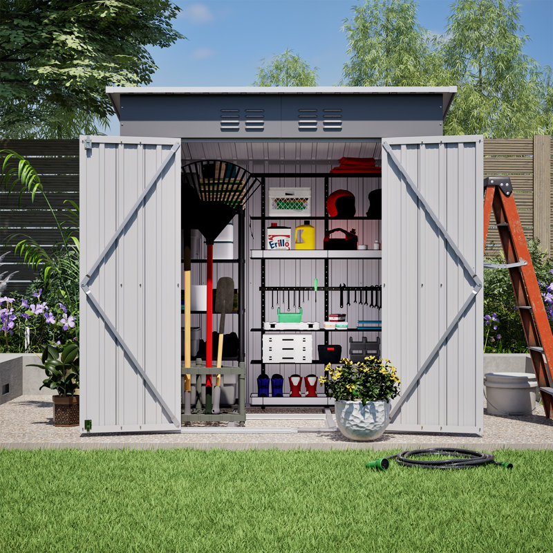 Outdoor Metal Storage Shed