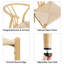 Chaise d'appoint de salle à manger empilable 20 po Eipper-132472597-132472603