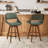 Shontina Faux Leather Swivel Bar Stool-481374837-502297925