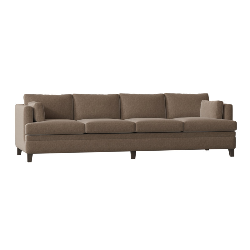Todd Sofa, Bella Black Performance Velvet, Brown Mahogany