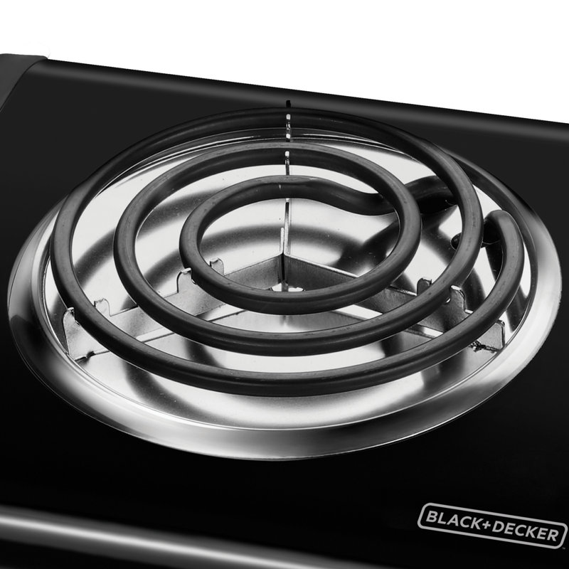 DECKER SB1001B Single-Burner Portable Buffet Range, Black