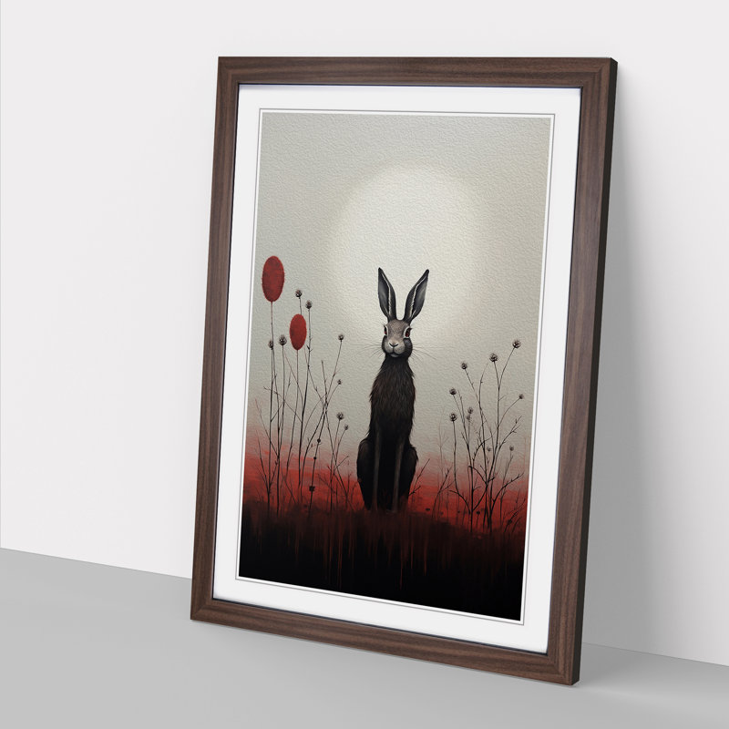 Hare Minimalism No.3 - Framed Print
