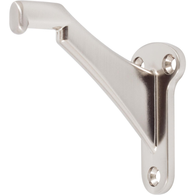 Heavy Duty Handrail Bracket, Satin Nickel