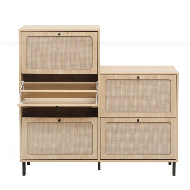 Armoire de rangement pour chaussures autoportante moderne