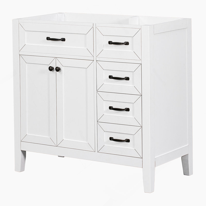 36" Bathroom Vanity Without Sink, Cabinet Base Only, Bathroom Cabinet