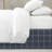 Shay Window Pane Dark Denim Cotton Bedskirt-109715643-109715647