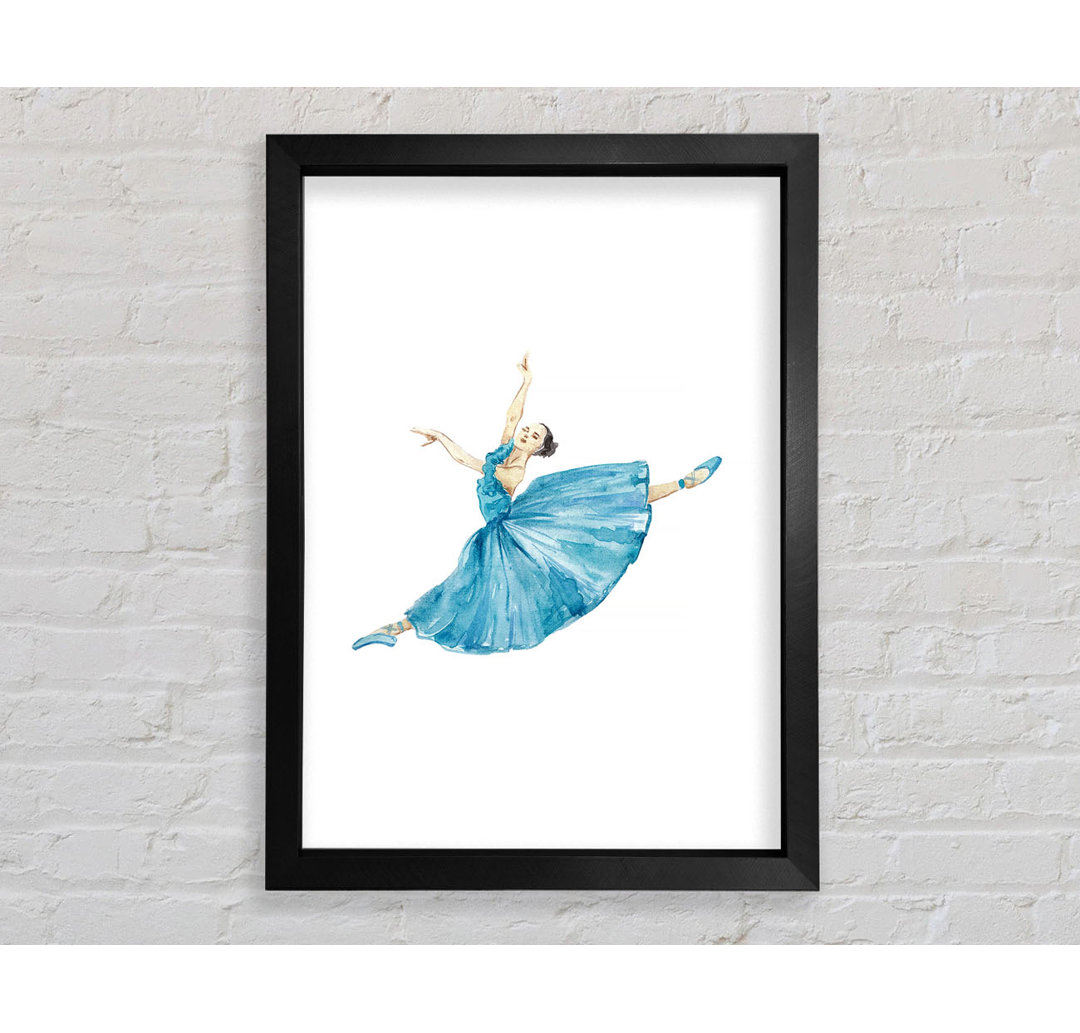 Blaue Ballerina 6 - Druck