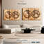 «Rustic Hemispheres Map» sur toile-617475178