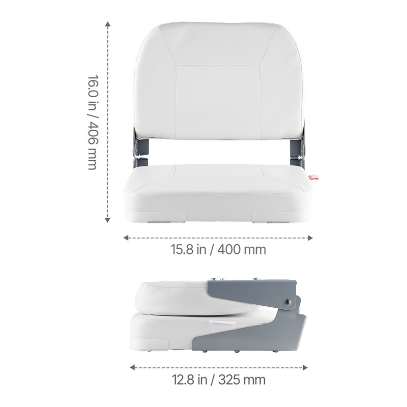 VEVOR Boat Seat, White